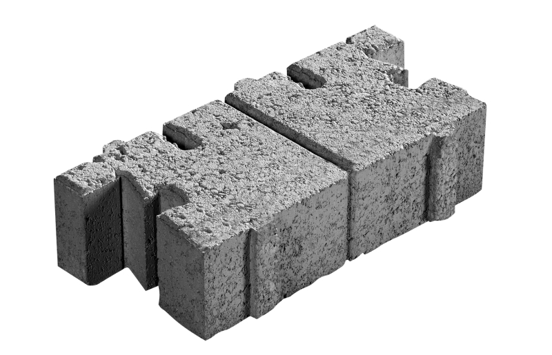 Image Module structural gris de 90mm pour muret Tandem de Permacon