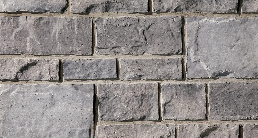 Image Lafitt Concrete Stone Mix of 2 Heights (102mm/178mm) in Range Newport Grey