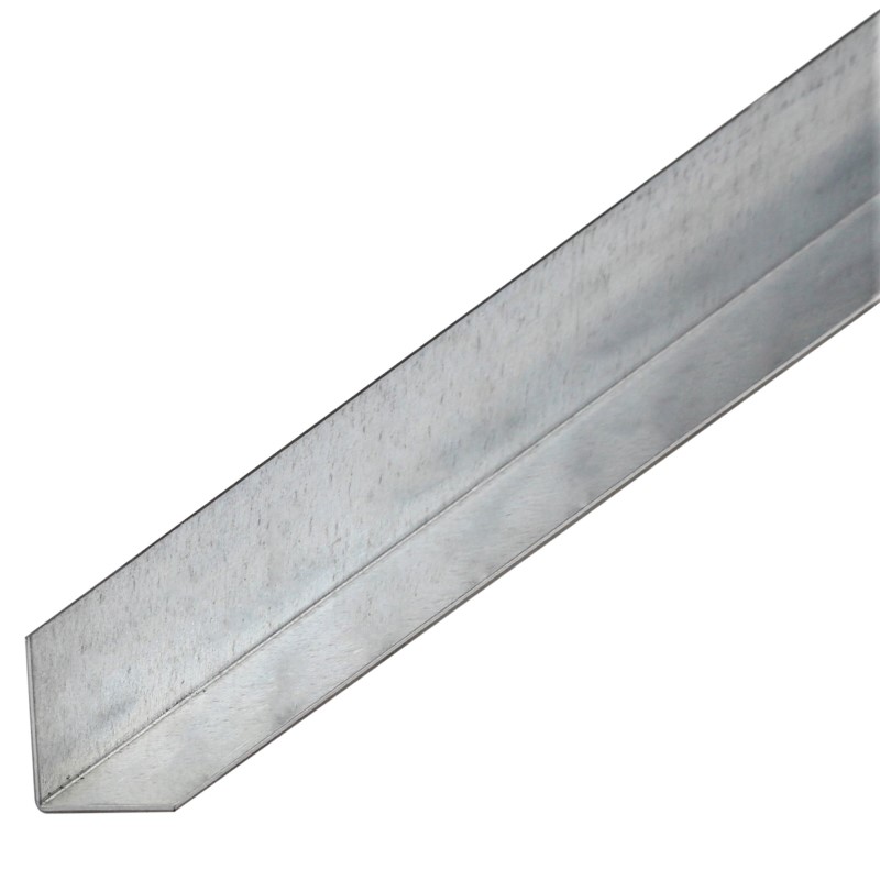 Image Galvanized steel 90 degree angle iron - 104'' - 4'' x 4'' x 1/4''