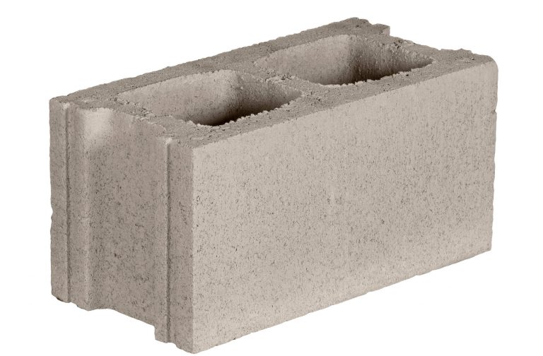 Image Bloc de béton Shaw - Régulier creux lourd - 20cm x 20cm x 40cm (8'')