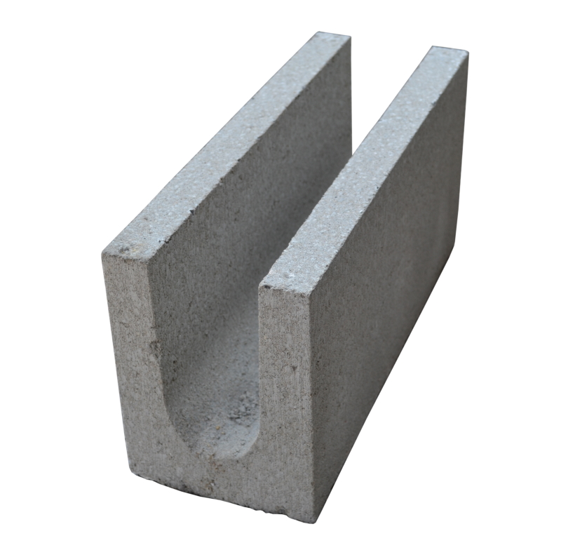 Image Bloc de béton Shaw - Chainage régulier - 20cm x 20cm x 40cm (8'')