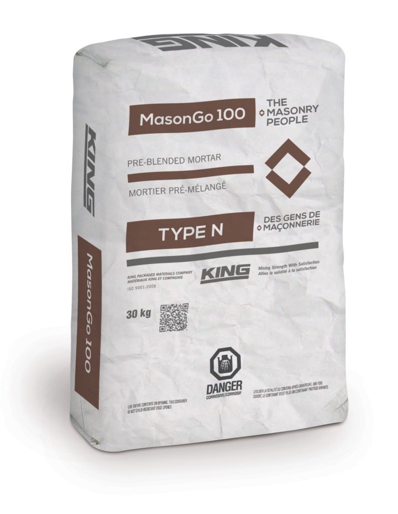 Image Pre-mixed mortar type N MasonGo 100 - 30kg - Grey                                                                                                     
