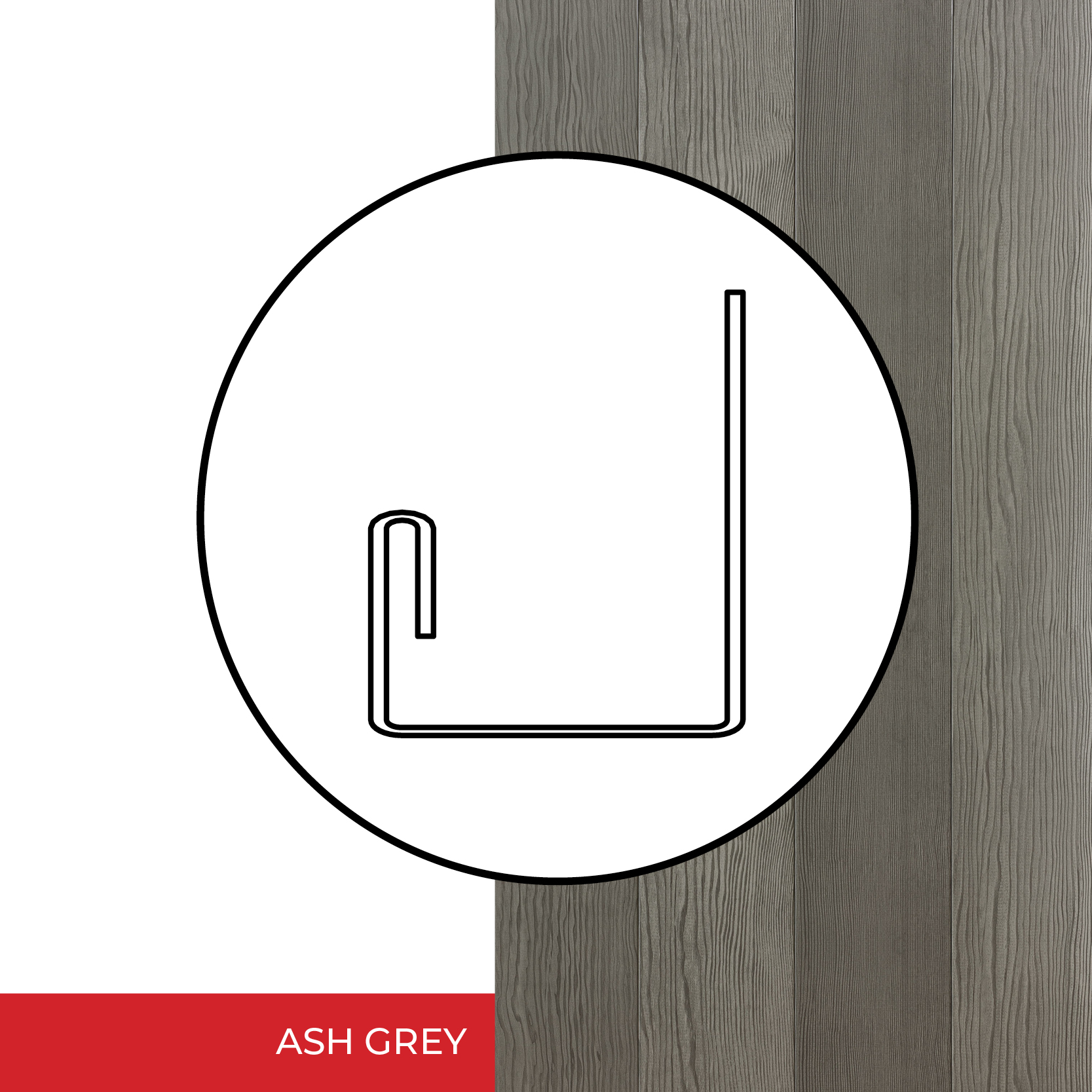 Image J-Trim moulding for Harrywood, Norwood - Ash Grey