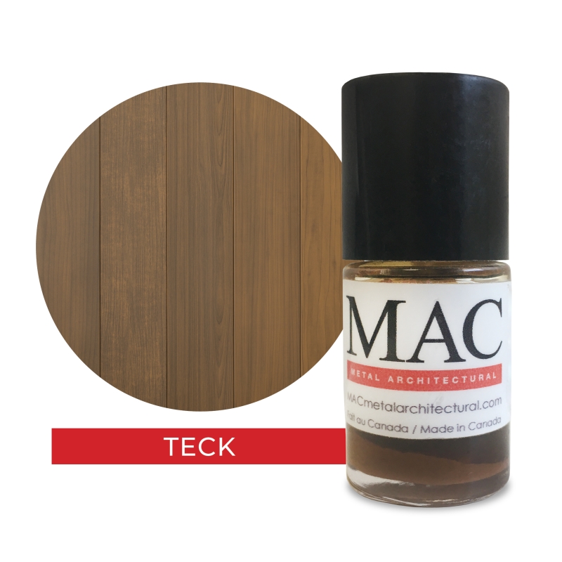 Image Peinture de retouche Mac Métal Architectural - Teck                                                                                                   