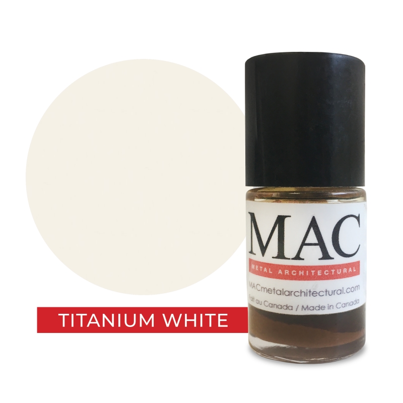 Image MAC Metal Architectural touch-up paint - Titanium white                                                                                               