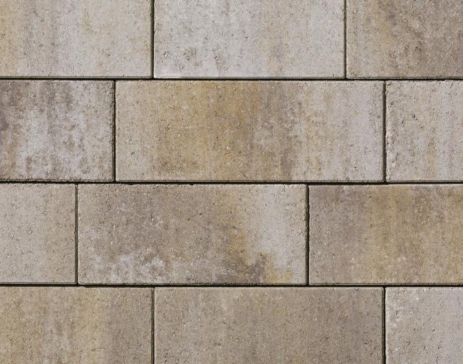 Image Permacon 180mm Melville Tandem Wall in Range Margaux Beige