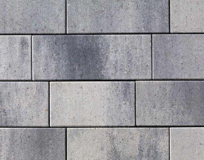 Image Permacon 180mm Melville Tandem Wall in Range Newport Grey                                                                                             