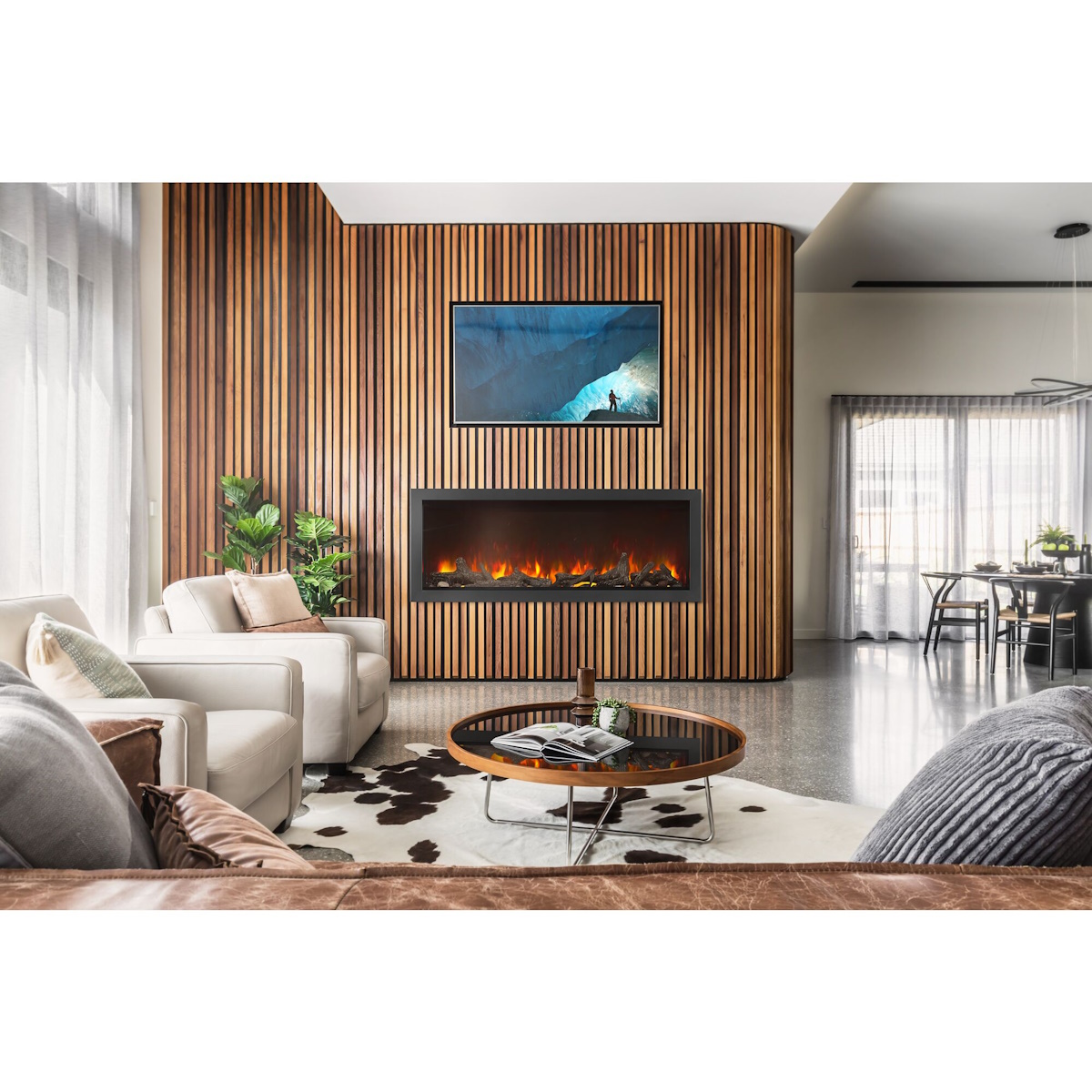 Napoleon Astound 50 electric fireplace room