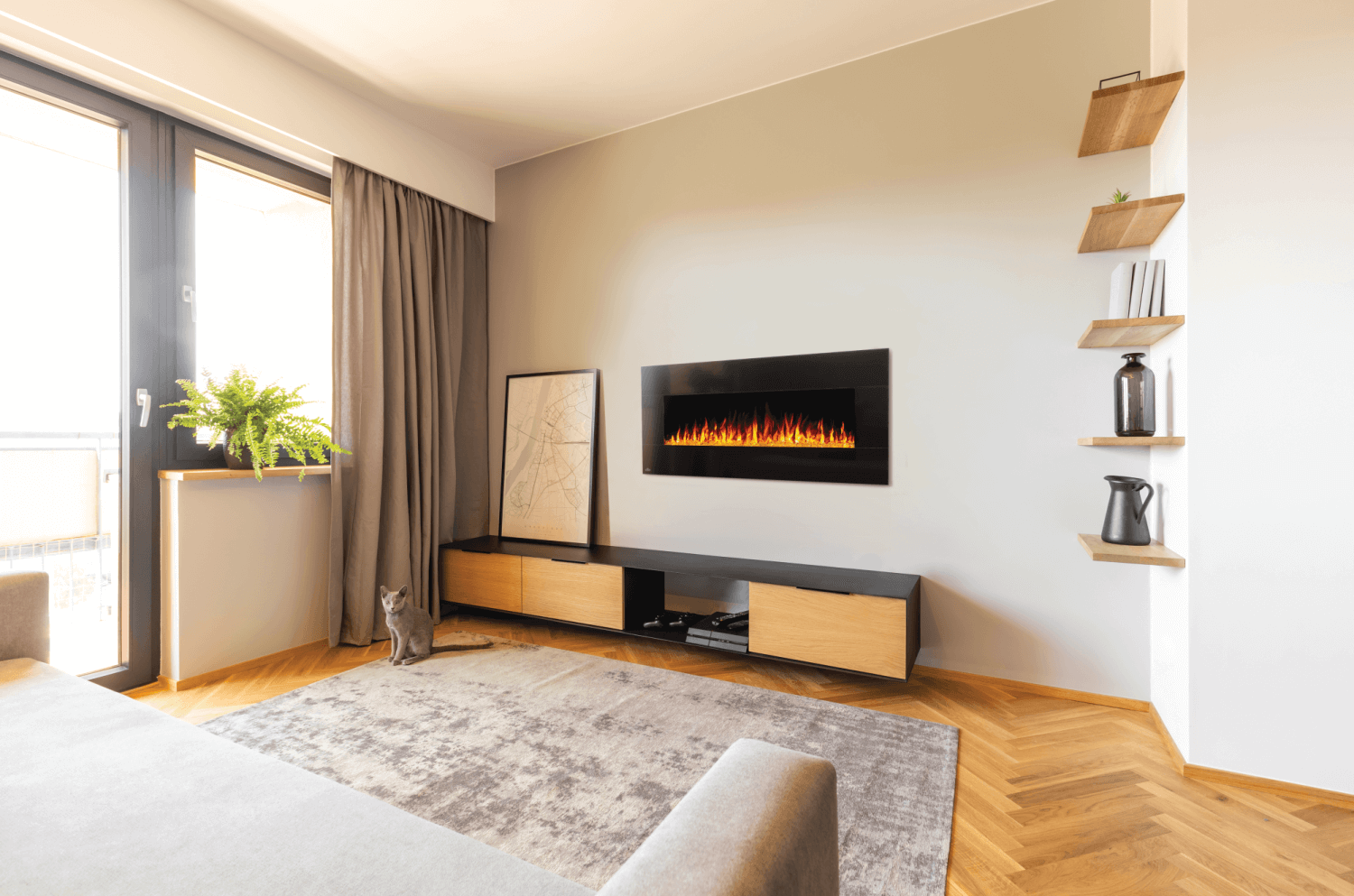 Image Napoleon Harsten 50 eletric fireplace