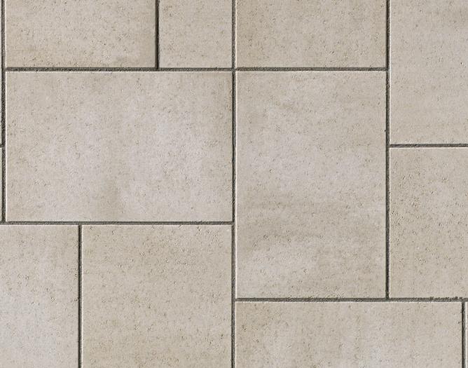 Image Pavé de béton Melville 80 de couleur Nuancé beige Ambré de Permacon                                                                                   