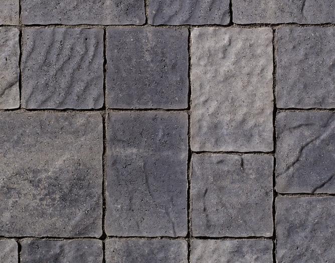 Image Pavé de béton modulaire mix Trafalgar 60mm de couleur Nuancé Gris Newport de Permacon                                                                 