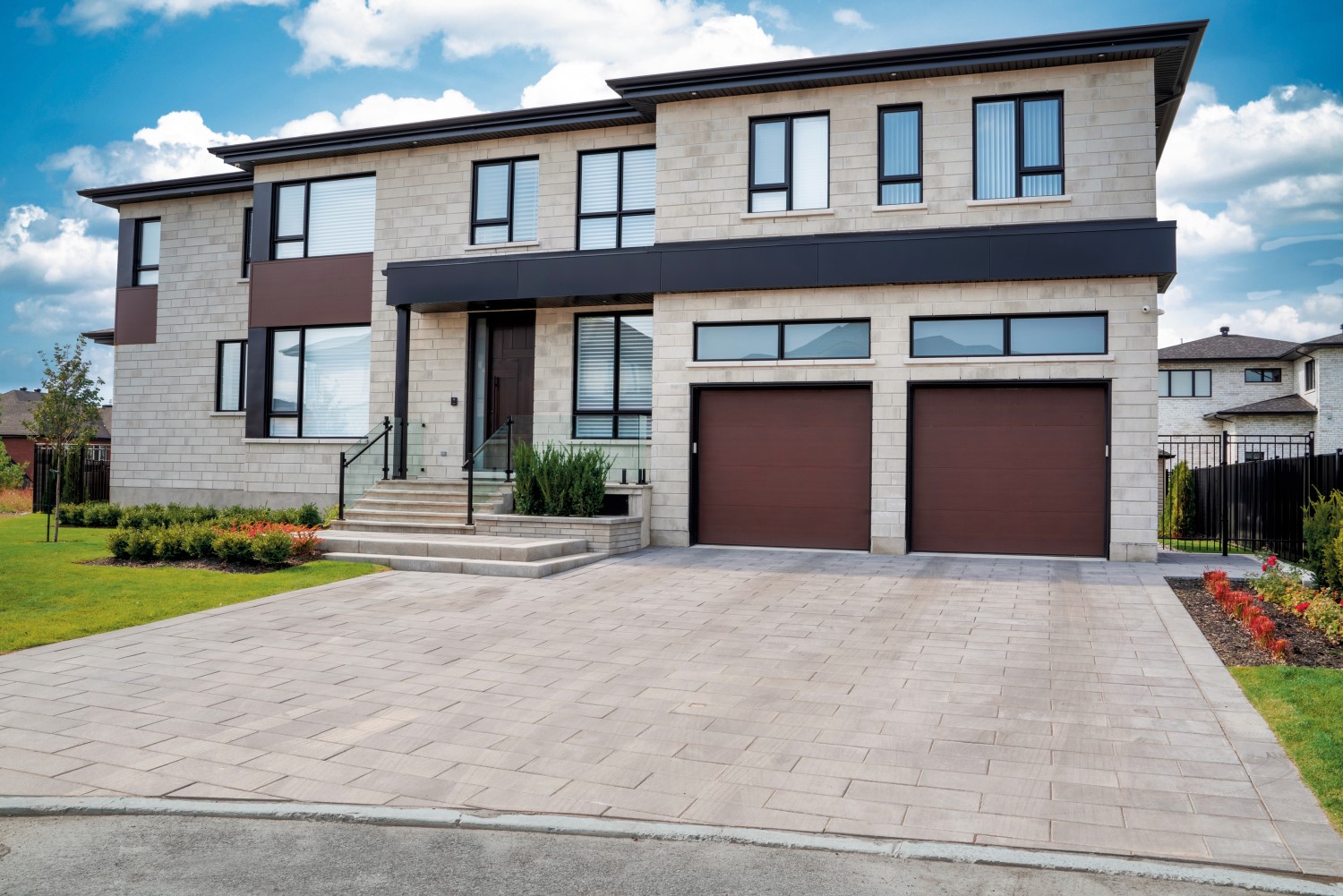 Permacon Aria stone in Heron colour