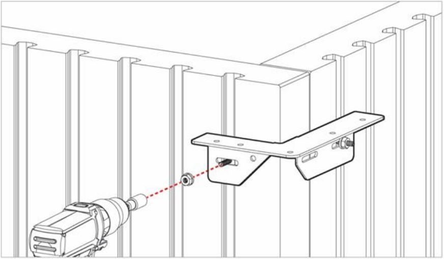 Installation of interior corner for Artex system