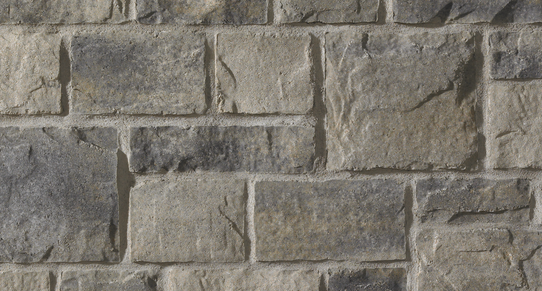 Image Lafitt Concrete Stone Mix of 2 Heights (102mm/178mm) in Range Chambord Grey