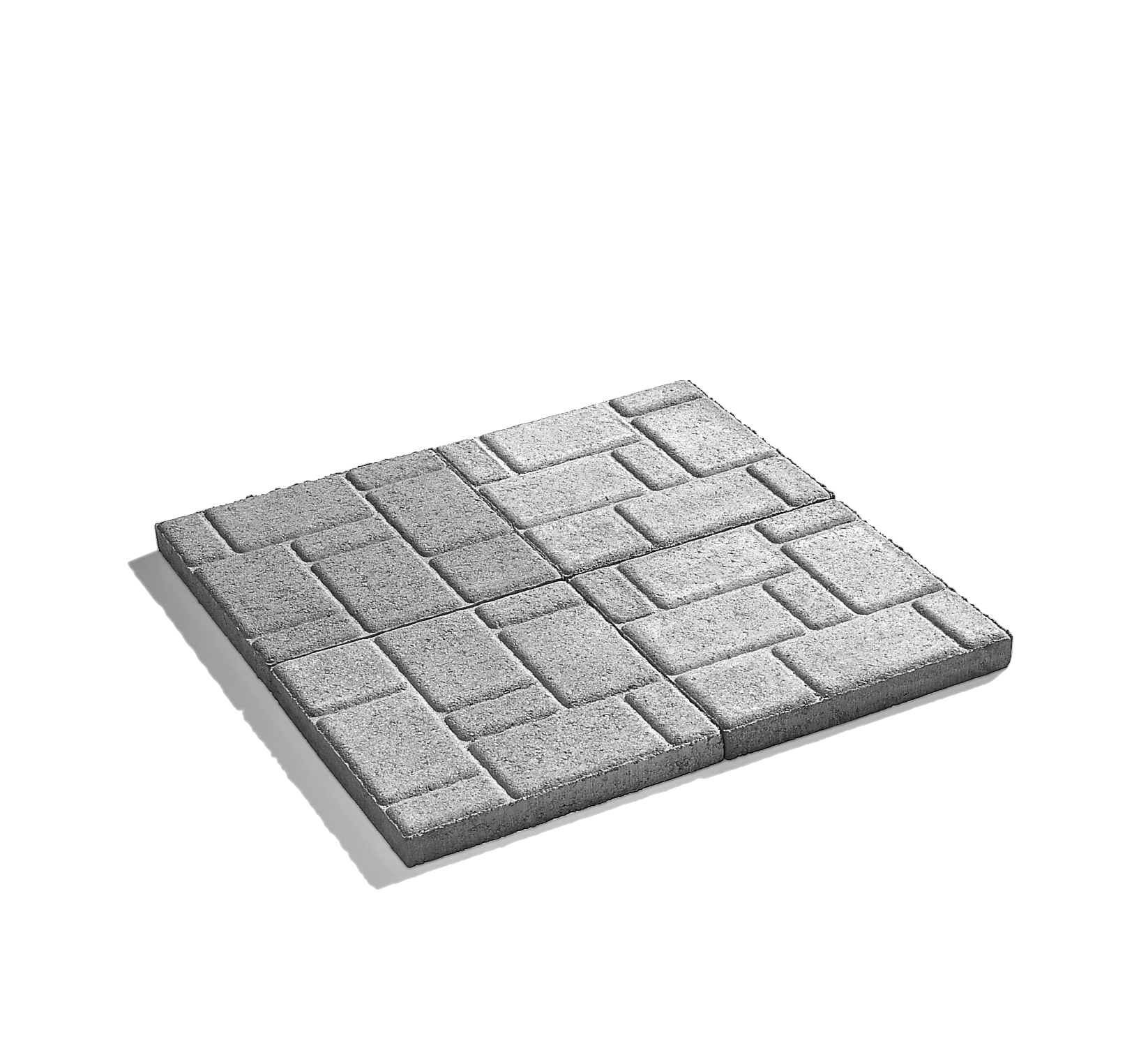 Permacon Patio Plus slabs 16in x 16in x 1 1/2in - Grey