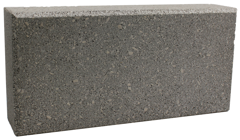 Image Shouldice Regular Concrete Block - Tapestry with Chamfer - 3.5in x 7.5in x 15in - Executive Grey                                                      