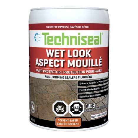 Image Techniseal sealant for pavers - WL4 - High gloss wet look - 18.93L