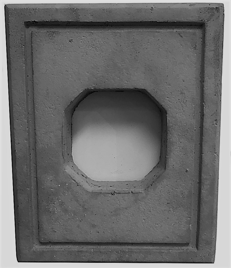 Image Vena Stones Light Fixture Plate in Charcoal 