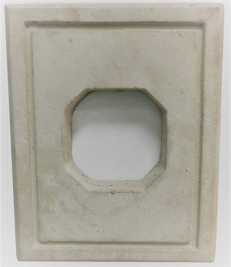 Image Vena Stones Light Fixture Plate in Cream