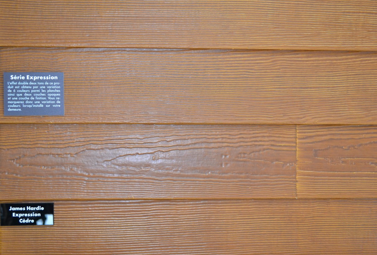 Image HardiePlank Fiber Cement Lap Siding - Cedarmill Finish - 6 1/4'' - Cedar 2 Tones