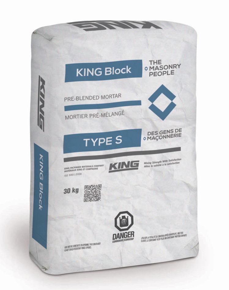 Image Pre-mixed type S mortar for concrete block - 30kg - Grey                                                                                              