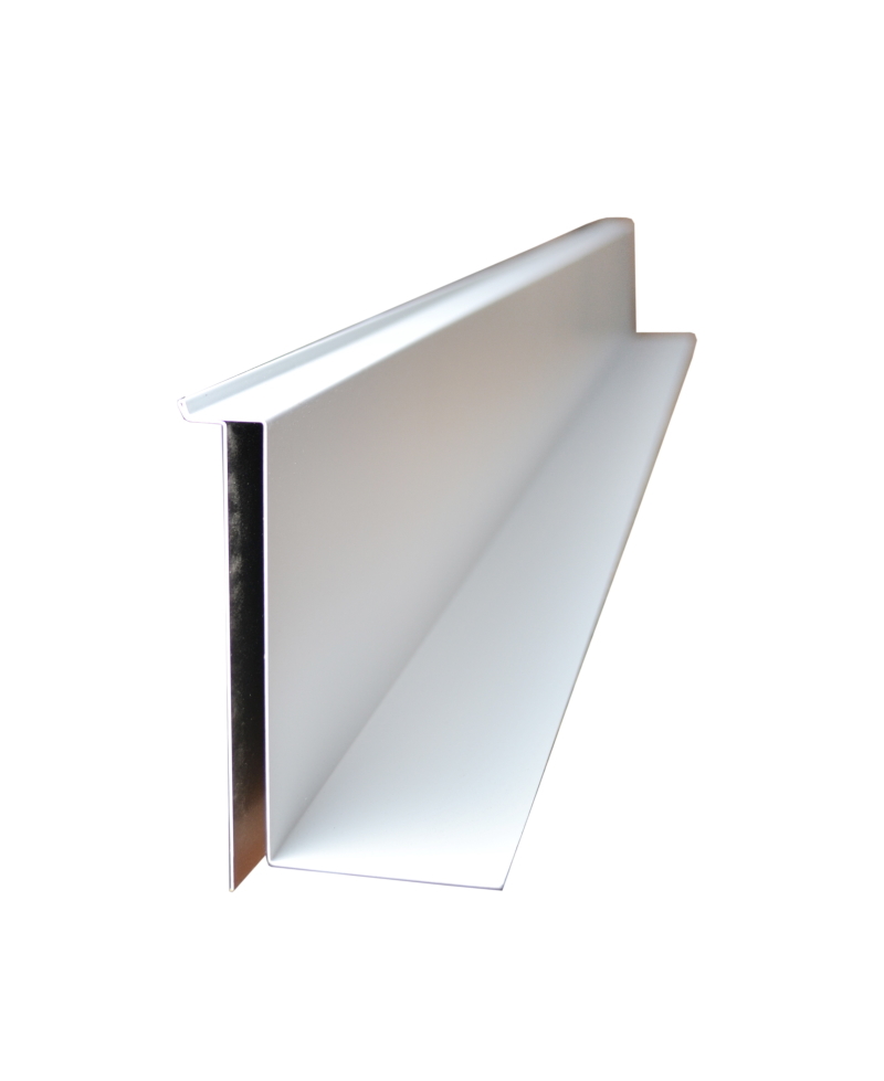 Image 120in aluminum white moulding for masonry