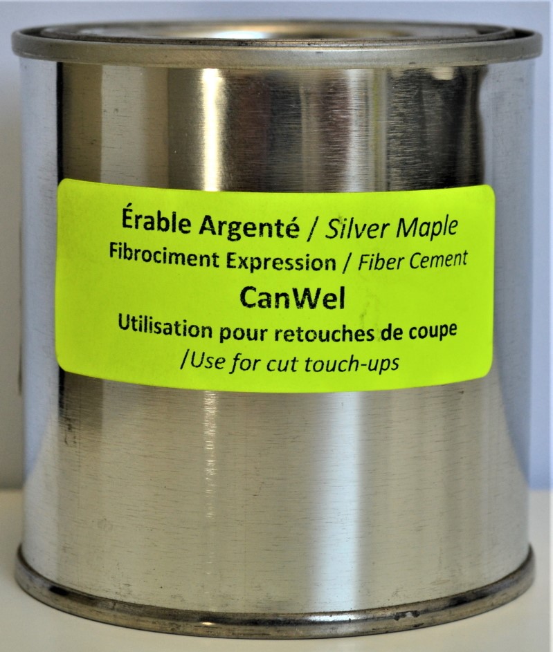 Image Peinture de retouche pour coupe - Revêtement 2 tons James Hardie - 250ml - Érable Argenté                                                             