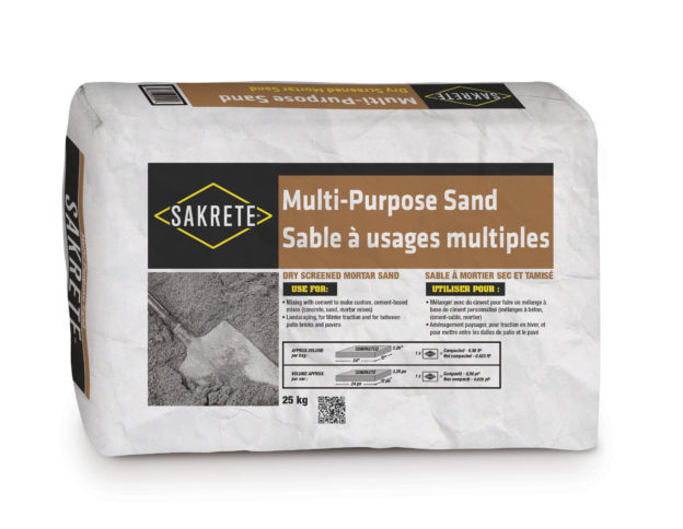 Image Sable à usages multiples Sakrete - 25kg                                                                                                               